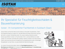 Tablet Screenshot of isotan.de